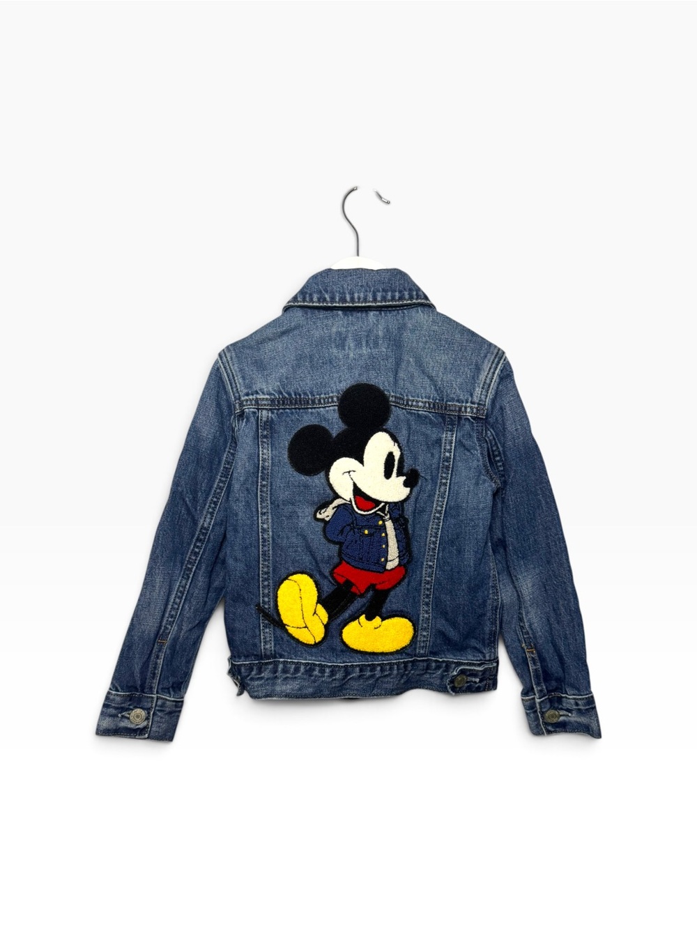 🐭 Gap x Disney Mickey Mouse Denim Jean Jacket size 5